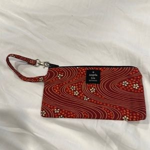 Red cotton wristlet